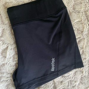5/$25 Reebok black spandex shorts